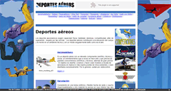 Desktop Screenshot of deportesaereos.info